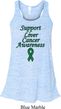 Support Liver Cancer Awareness Ladies Flowy Racerback