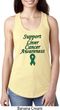 Support Liver Cancer Awareness Ladies Ideal Racerback