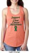 Support Liver Cancer Awareness Ladies Ideal Racerback