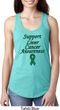 Support Liver Cancer Awareness Ladies Ideal Racerback