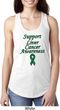Support Liver Cancer Awareness Ladies Ideal Racerback