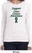 Support Liver Cancer Awareness Ladies Long Sleeve