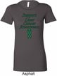 Support Liver Cancer Awareness Ladies Longer Length Shirt
