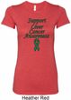 Support Liver Cancer Awareness Ladies Longer Length Shirt