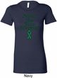 Support Liver Cancer Awareness Ladies Longer Length Shirt