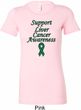 Support Liver Cancer Awareness Ladies Longer Length Shirt