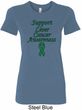 Support Liver Cancer Awareness Ladies Longer Length Shirt