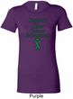 Support Liver Cancer Awareness Ladies Longer Length Shirt