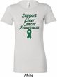 Support Liver Cancer Awareness Ladies Longer Length Shirt