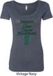 Support Liver Cancer Awareness Ladies Scoop Neck