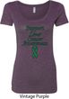 Support Liver Cancer Awareness Ladies Scoop Neck