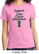Support Liver Cancer Awareness Ladies T-shirt