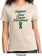 Support Liver Cancer Awareness Ladies T-shirt