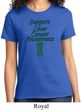 Support Liver Cancer Awareness Ladies T-shirt