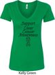 Support Liver Cancer Awareness Ladies V-Neck