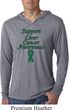 Support Liver Cancer Awareness Lightweight Hoodie Tee