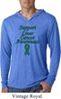 Support Liver Cancer Awareness Lightweight Hoodie Tee