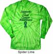 Support Liver Cancer Awareness Long Sleeve Tie Dye Shirt