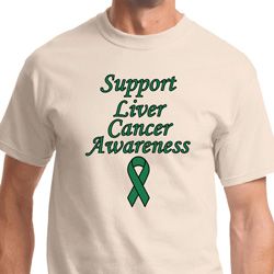 Support Liver Cancer Awareness Mens Shirts