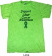 Support Liver Cancer Awareness Mineral Tie Dye T-shirt