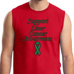 Support Liver Cancer Awareness Muscle Shirt