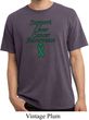 Support Liver Cancer Awareness Pigment Dyed T-shirt