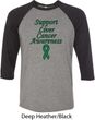 Support Liver Cancer Awareness Raglan Shirt