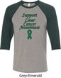 Support Liver Cancer Awareness Raglan Shirt