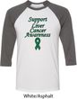 Support Liver Cancer Awareness Raglan Shirt