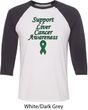 Support Liver Cancer Awareness Raglan Shirt