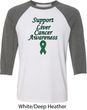 Support Liver Cancer Awareness Raglan Shirt