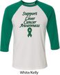 Support Liver Cancer Awareness Raglan Shirt