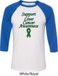 Support Liver Cancer Awareness Raglan Shirt