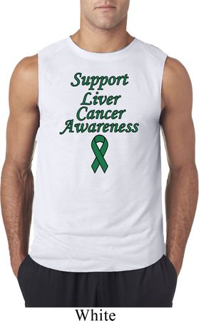Support Liver Cancer Awareness Sleeveless Shirt
