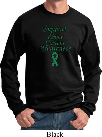 Support Liver Cancer Awareness Sweatshirt