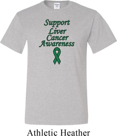 Support Liver Cancer Awareness Tall T-shirt