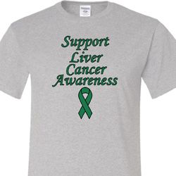 Support Liver Cancer Awareness Tall T-shirt