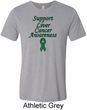 Support Liver Cancer Awareness Tri Blend Tee