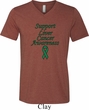 Support Liver Cancer Awareness Tri Blend V-neck