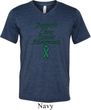 Support Liver Cancer Awareness Tri Blend V-neck