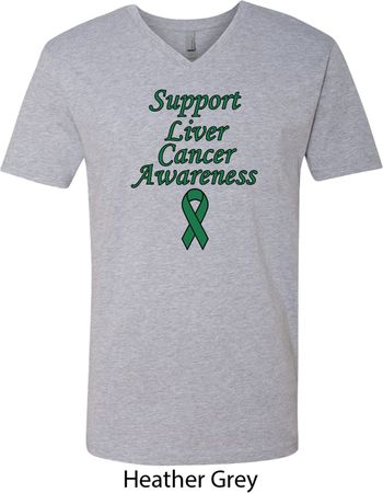 Support Liver Cancer Awareness V-Neck