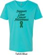 Support Liver Cancer Awareness V-Neck