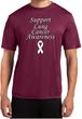 Support Lung Cancer Awareness Dry Wicking T-shirt