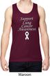 Support Lung Cancer Awareness Dry Wicking Tank Top