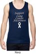Support Lung Cancer Awareness Dry Wicking Tank Top