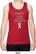 Support Lung Cancer Awareness Dry Wicking Tank Top