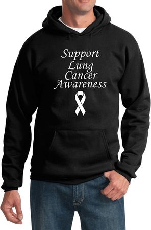 Support Lung Cancer Awareness Hoodie