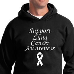 Support Lung Cancer Awareness Hoodie