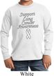 Support Lung Cancer Awareness Kids Long Sleeve