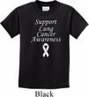 Support Lung Cancer Awareness Kids T-shirt
